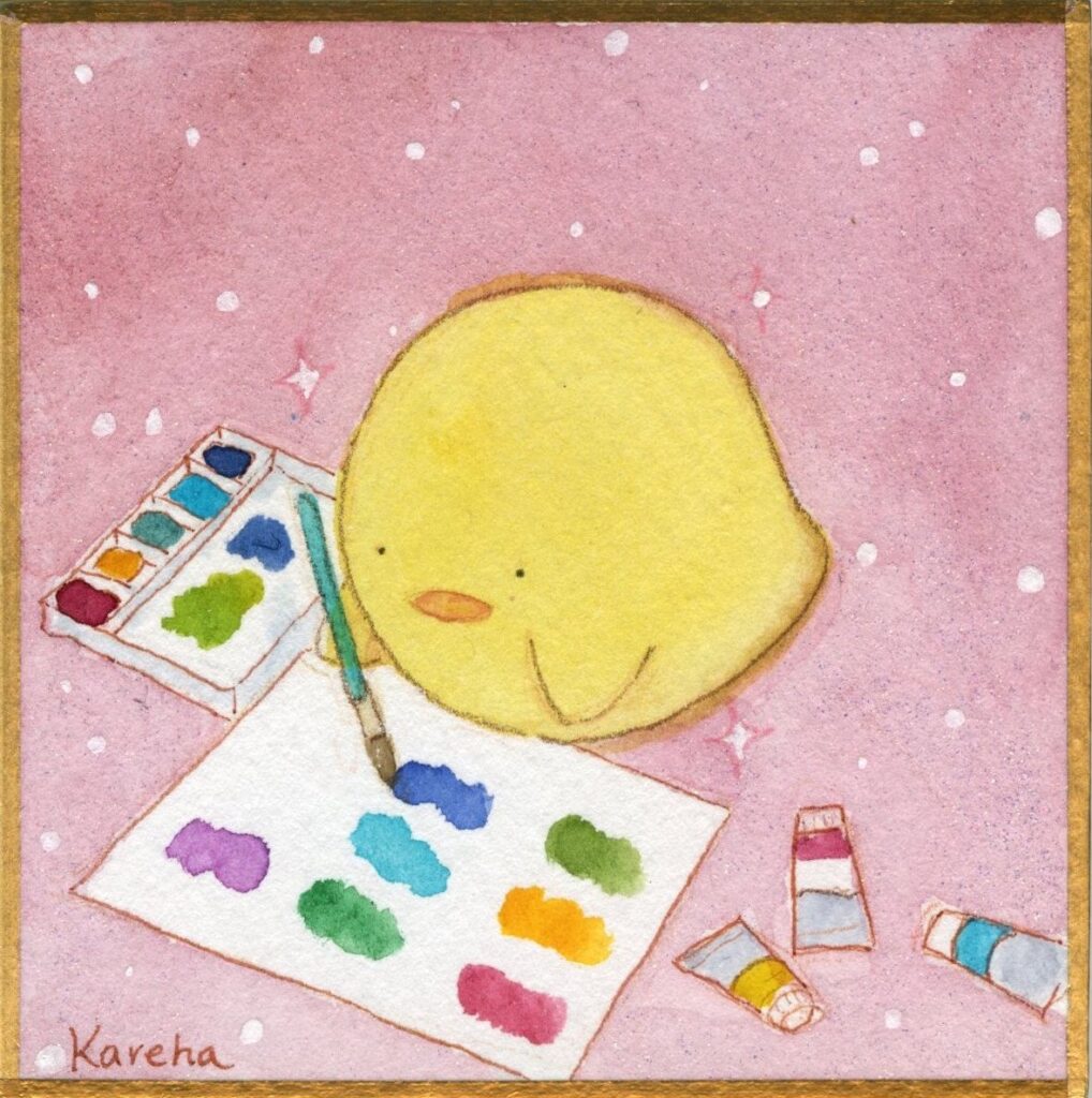 通販告知]描きためた豆色紙を紹介していくよ。（12月15日(金) 20時